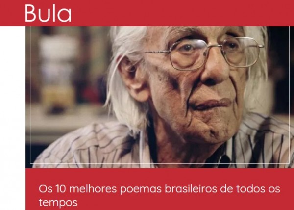 Os Dez Melhores Poemas BRASILEIROS De Todos Os Tempos, Segundo Pesquisa ...